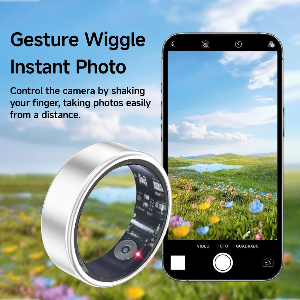 NEW Smart Ring Health Tracker Sleep Recording & Smart Sleep Analysis Blood Oxygen Monitor Heart Rate Tracker Activity Track Men Vue