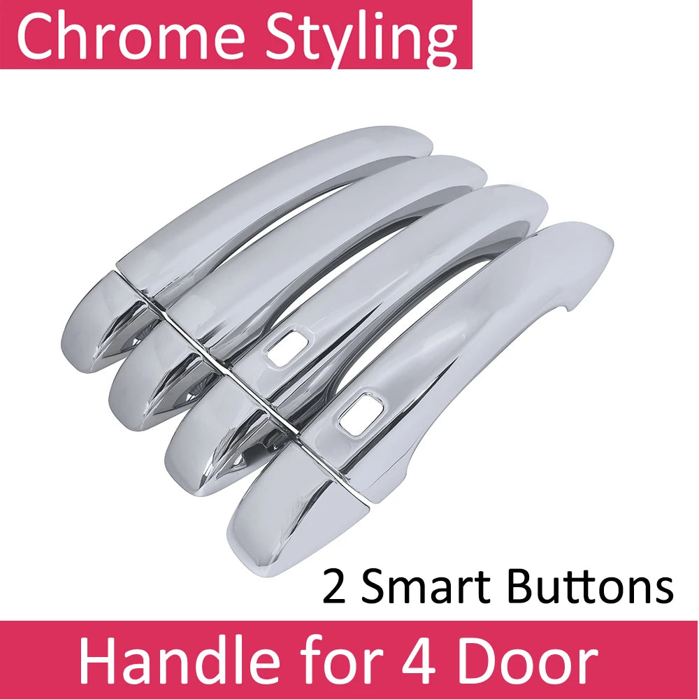 Car Door Handle Cover Trim – Renault Megane 4 IV MK4 2016–2022 Car Door Trim Cover Vue 2 Smart Button 3