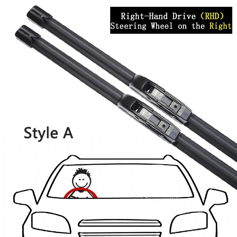 For Changan CS15 Pro Mini 2016~2024 2019 Front Wiper Blades Window Brushes Windscreen Windshield Cleaning Auto part Accessories Vue Style A RHD