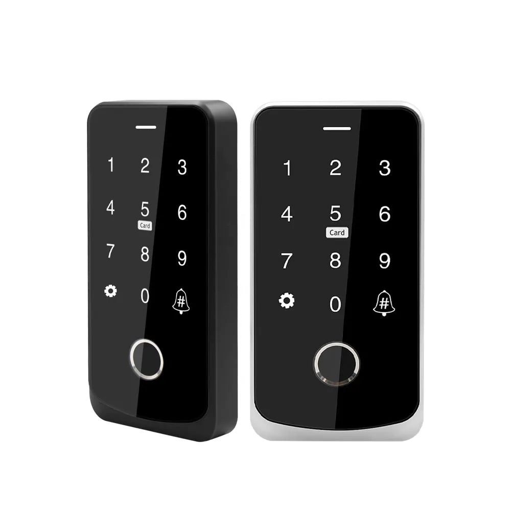 Tuya NFC Bluetooth Backlit Touch Keypad Access Control IP65 Waterproof RFID 13.56MHz Biometric Fingerprint Door Opener Keyboard Vue