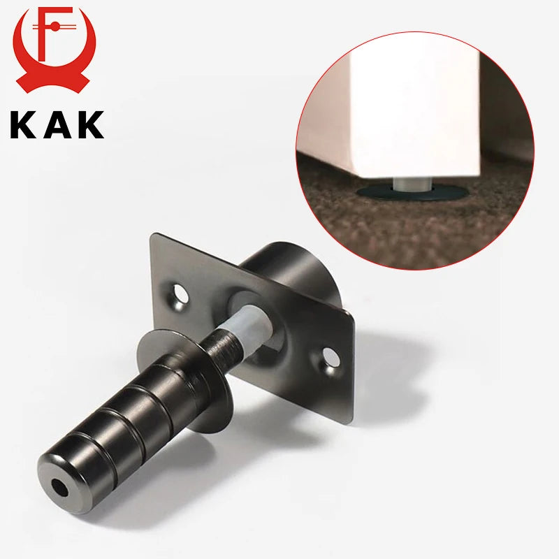 KAK Brass Door Stops Heavy Duty Door Holder Magnetic Invisible Door Stopper Catch Hidden Stainless Steel Door Stop Hardware Vue