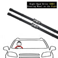 Audi Q8 2019–2023 Front Frameless Premium Beam Wiper Blades Beam Wiper Blades Vue RHD