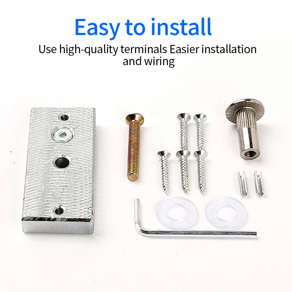DC12V 60KG 130Lbs Holding Force Mini Access Control Electric Magnetic Lock Side Mount / Embedded Mount Electromagnetic Lock Vue