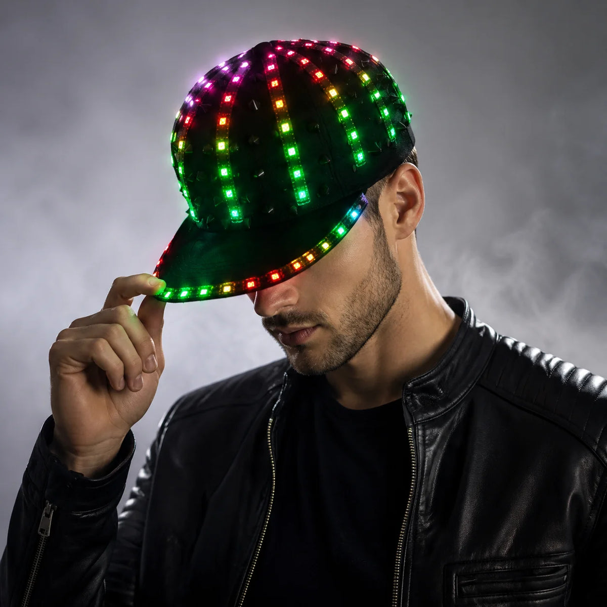 High Brightness LED Lighting Baseball Cap Outdoor Sun Protection Performance Cap Fashion Trend Leisure For Night Light Party Glo Vue