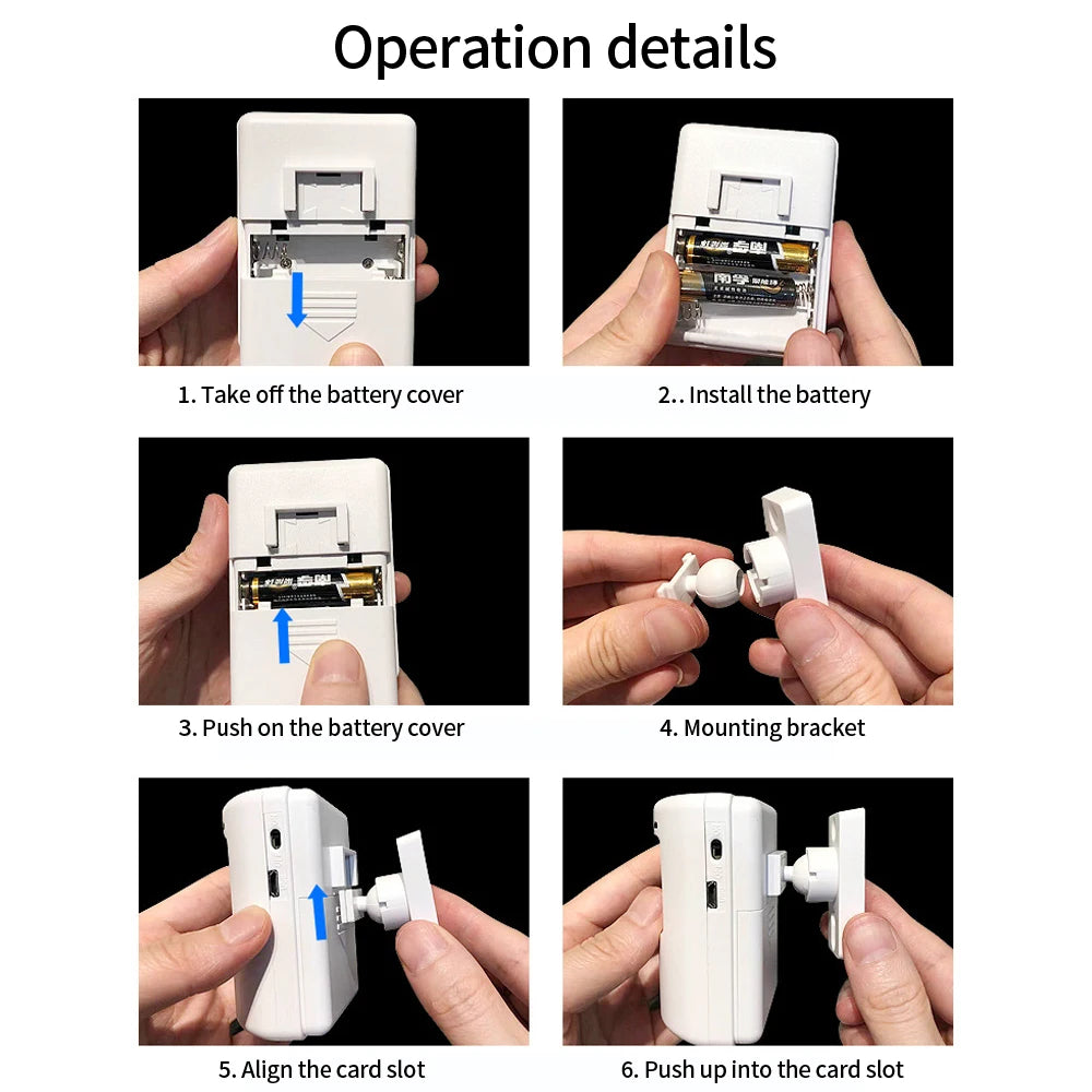 Smart Infrared Sensor Motion Detector Wireless Doorbell Home Security Access Control Alarm System with Prompt Door Bell Vue