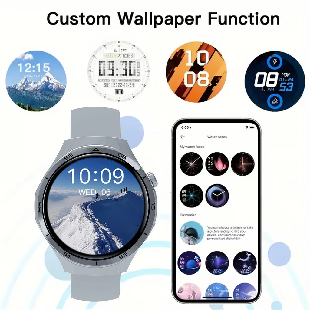 Smart Watch 2026 1.50 inch HD Screen Bluetooth Call Message Reminder Life WaterProof Multi-Sport Mode Men Women Perfect Gift Vue