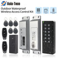 Waterproof Wireless Access Control Kits Electronic Gate Garage Door Opener Digital Set RFID Smart Lock Kit Access Control System Vue Default Title