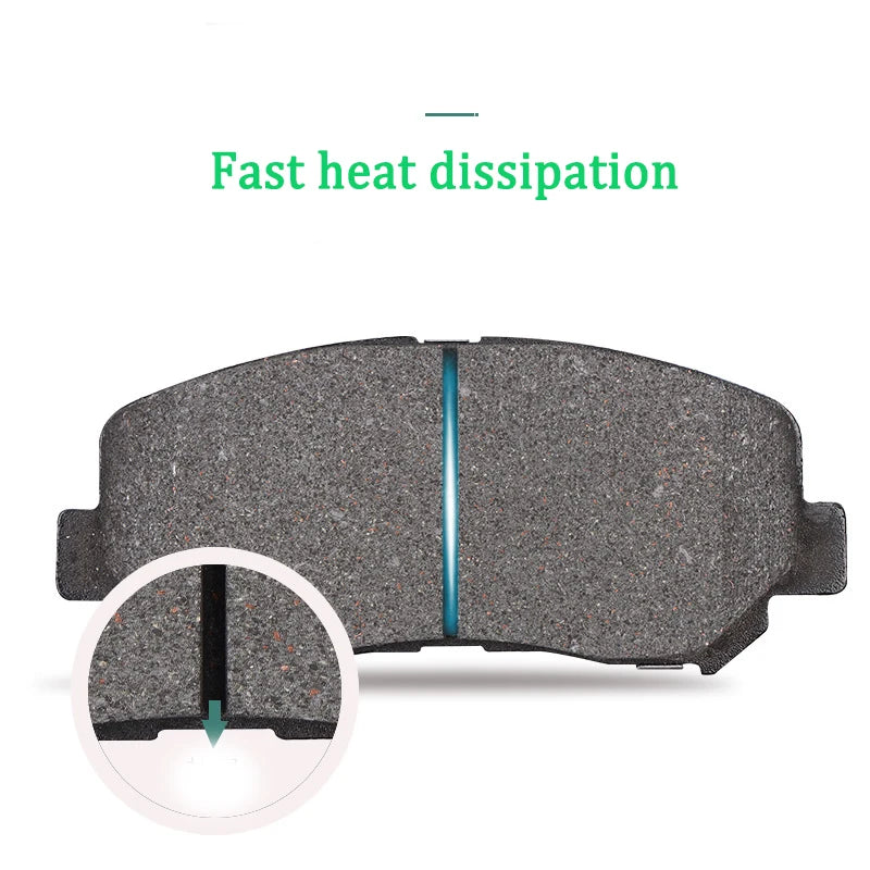 Ceramic Brake Pad Set for Zotye T700 & Z8 2017–2021 Ceramic Brake Pad Set Vue