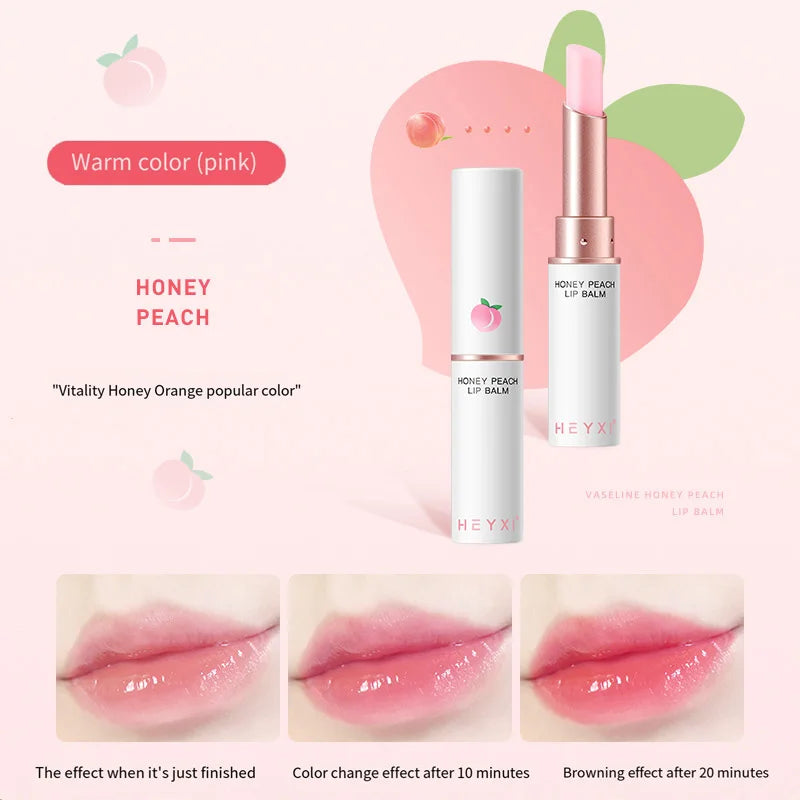 Peach doe lip lip balm warm lipstick lasting moisturizing light lines moisturizing non-greasy lip lip lipstick Vue