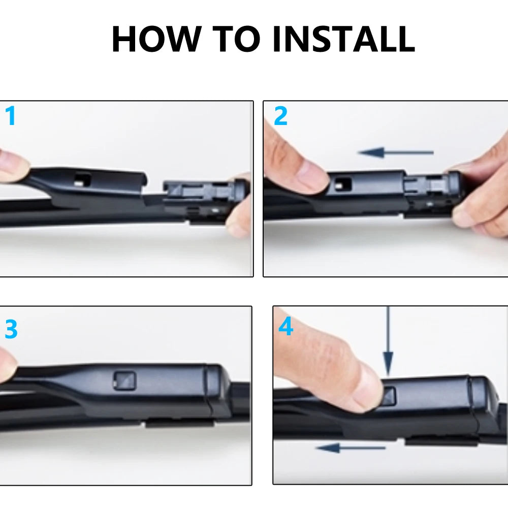 Aion Y Hycan Z03 2021–2023 Front Beam Wiper Blades Set of 2 Front Wiper Blades Vue