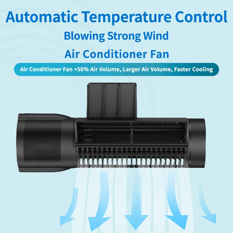Jebao Auto Fish Tank Silent Cooling Fan Adjustable Wind Speed For Freshwater Seawater Aquarium Cultivation Radiating Fan ACF200 Vue