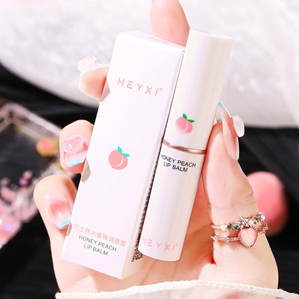 Peach doe lip lip balm warm lipstick lasting moisturizing light lines moisturizing non-greasy lip lip lipstick Vue