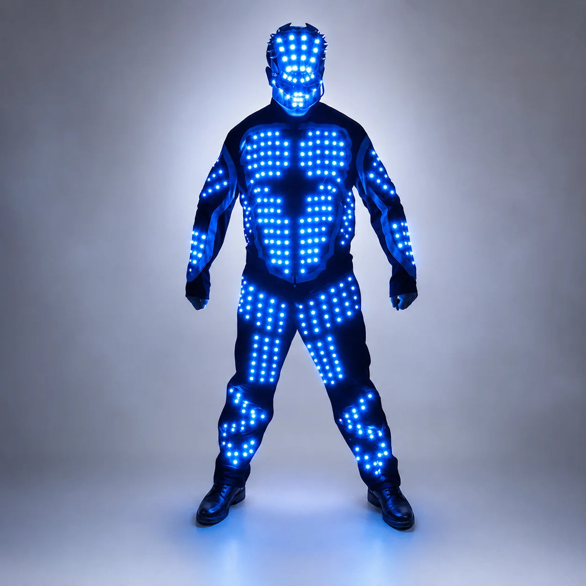 Digital LED Luminous Armor Light Up Jacket Glowing Costumes Suit Bar Nightclub Party Performance Costume Parade Float Decoration Vue
