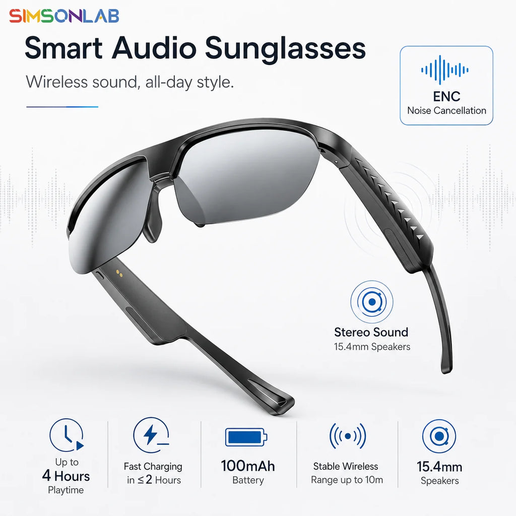 New 800W Camera AI Glasses Men Color-Changing Smart Translation Glasses Photo Video Recording Waterproof Call Smart Sunglasses Vue