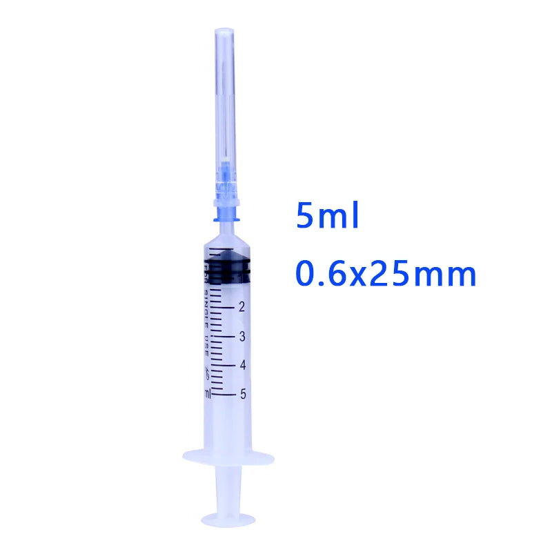 30pcs 5ml Disposable Plastic Veterinary Syringe With Needles For Pet Farm Animal Cat Dog Pig Cattle Sheep Horses Vue