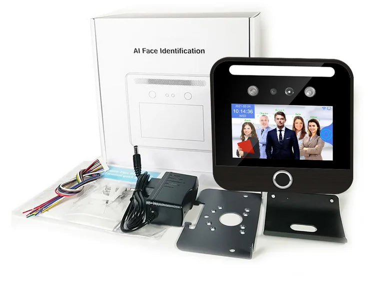 Dynamic Face Recognition Access Control System TCP/IP Touch Screen Contactless Facial 125Khz RFID Card HD Camera Time Attendance Vue