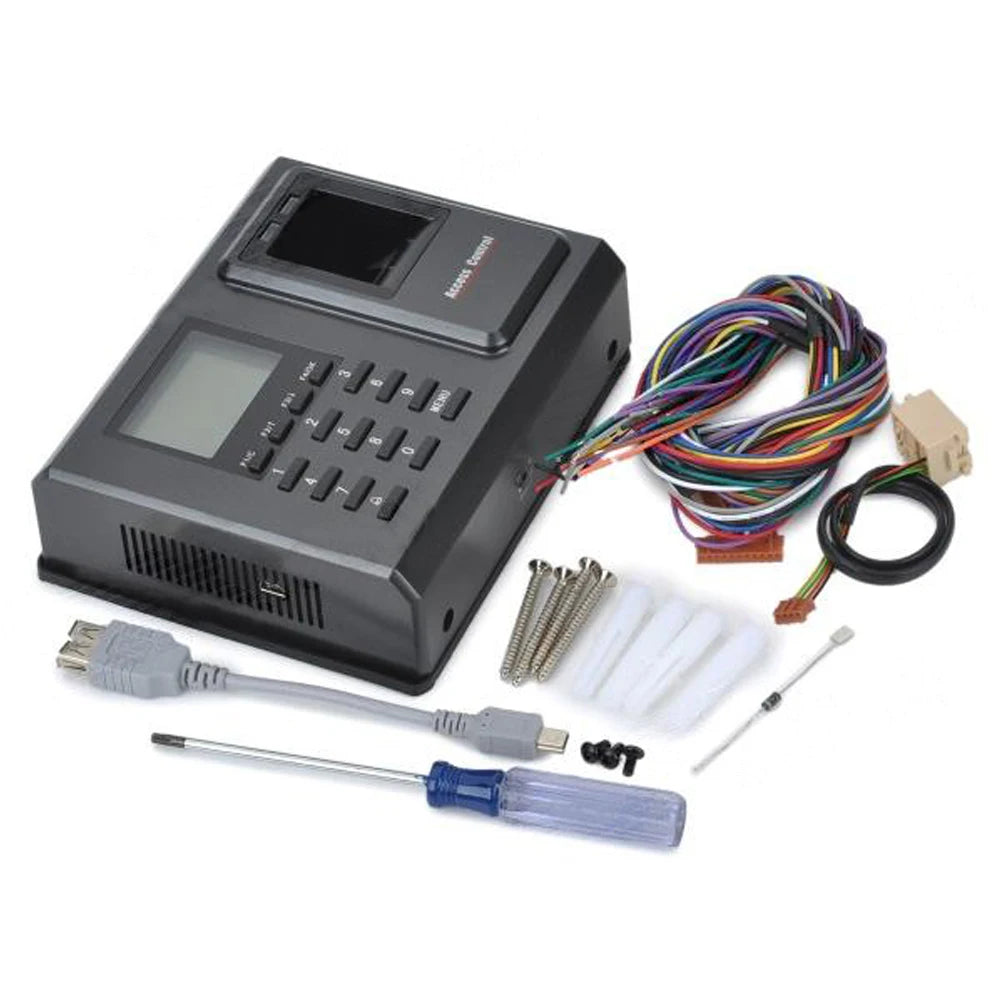 Biometric Fingerprint Access Control Time Attendance Machine Door controller Support RFID card Free software Vue