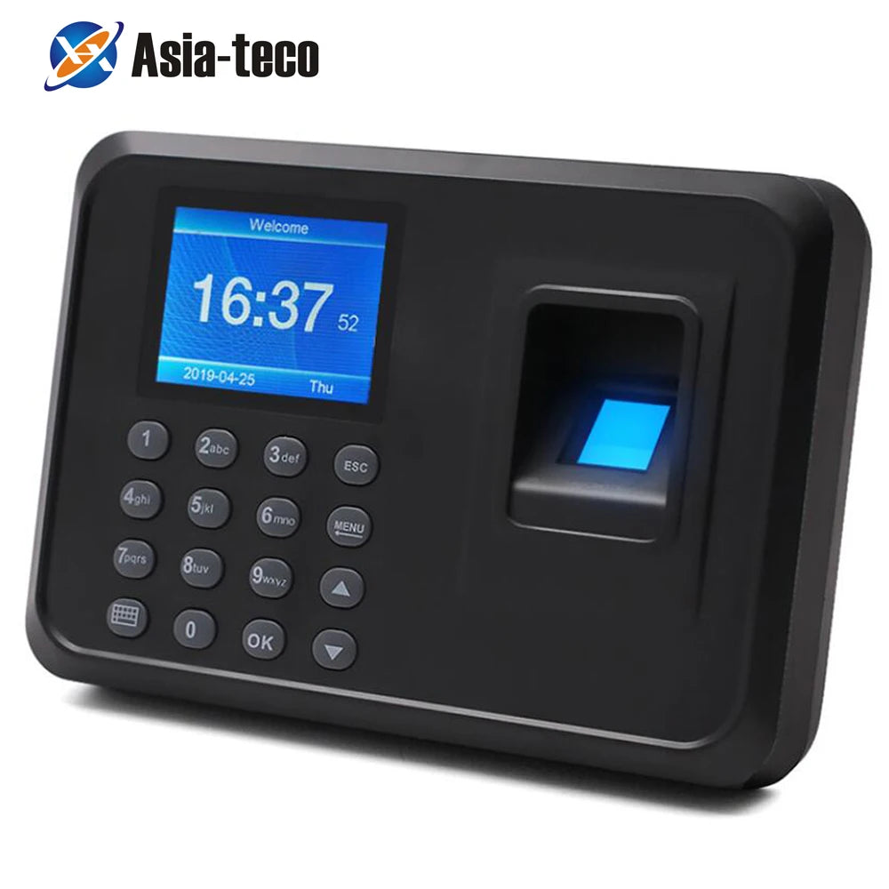 Professional Biometric Fingerprint Time Clock with Facial Recognition, High Accuracy Attendance System for Office/Factory Access Vue