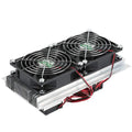 200 x 115 x 8.5mm 120W Thermoelectric Peltier Refrigeration Semiconductor Cooling System Kit Double Fan Vue Default Title