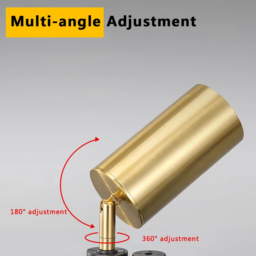 SANDIY LED Surface Mount Ceiling Spotlight – Gold Double/Triple LED Ceiling Spotlight Vue