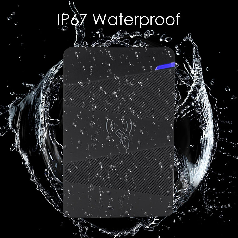 13.56Mhz MF IC Access Control Mafire Card Access Control Outdoor Access Control System No keypad 15000 Users IP67 Waterproof Vue