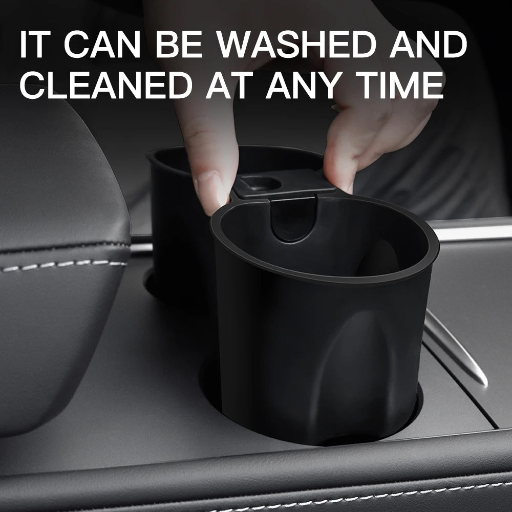 YZ For Tesla Model 3 Model Y Water Cup Holder Stand Bracket For Tesla 2021 Model3 Ashtray ModelY Central Control Accessories Vue
