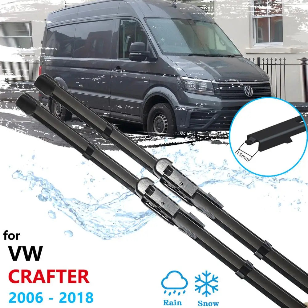Car Wiper Blades for VW Crafter 2006~2018 Front Windscreen Wipers Car Accessories 2007 2008 2009 2010 2011 2012 2013 2014 2015 Vue Default Title