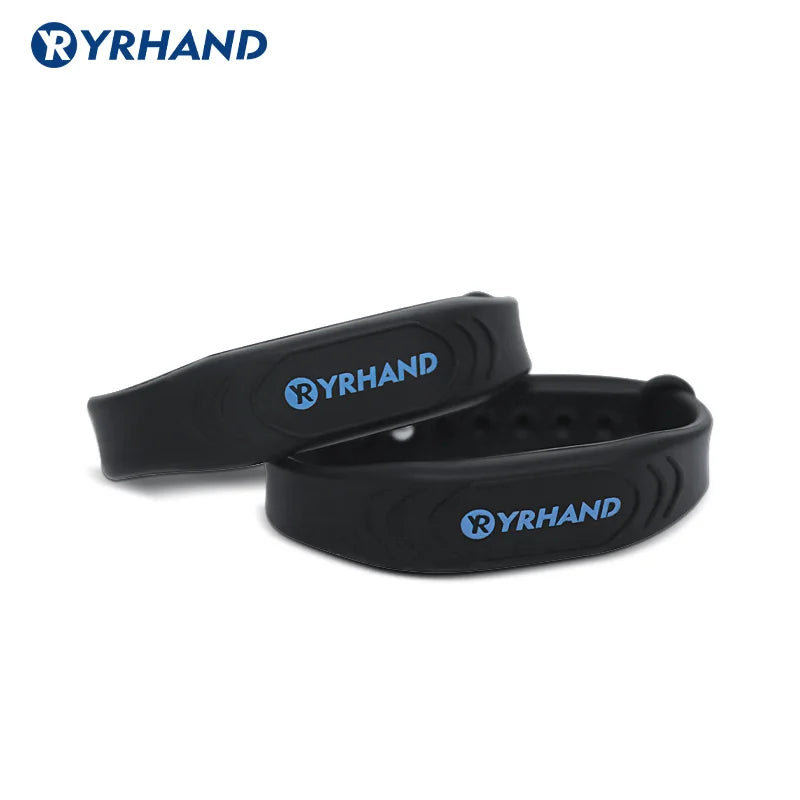 10pcs 13.56Mhz Adjustable Rubber IC Smart Wristbands for electronic rfid locks Vue