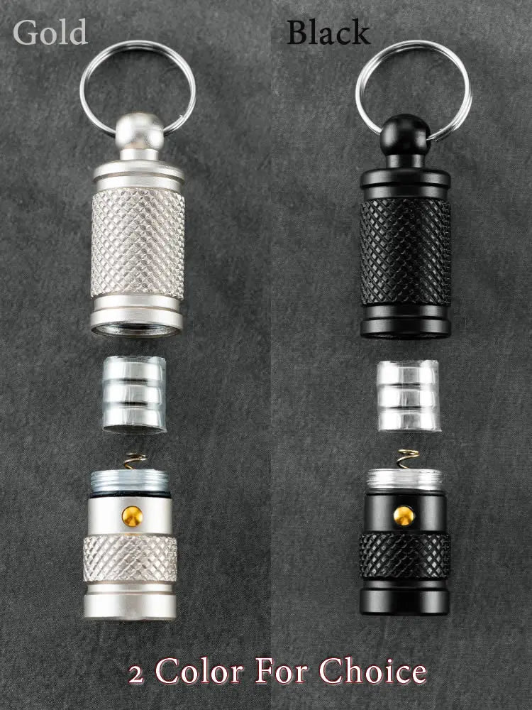 Mini Portable Self Defense Flashlight Aluminum Alloy Emergency Led Light Include Battery Outdoor Survival EDC Tool Gift Box Vue