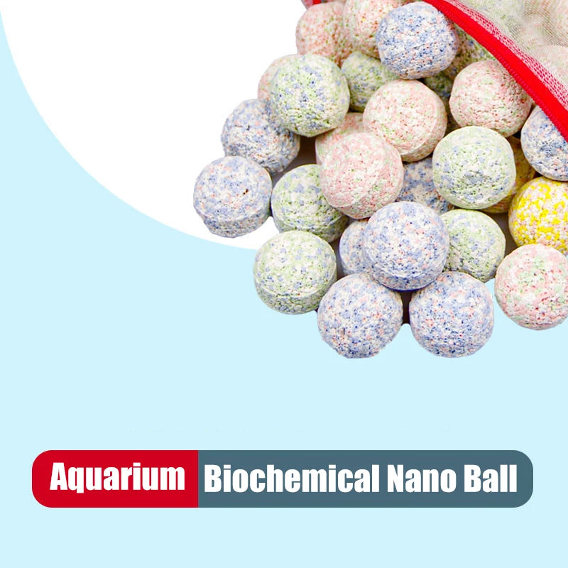 Aquarium Fish Tank Filter Material Biochemical Nano Brick Quartz Ball Nitrifying Bacteria House Water Purification Vue