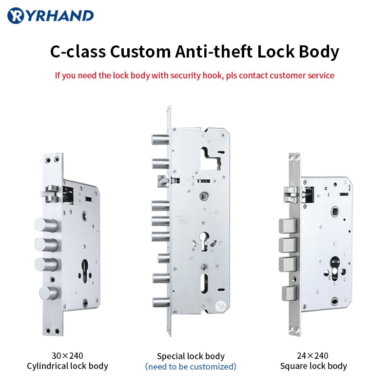 TTlock Waterproof Bluetooth Wifi Fingerprint Smart Lock Electronic Intelligent Biometric Code Digital Door Lock Vue