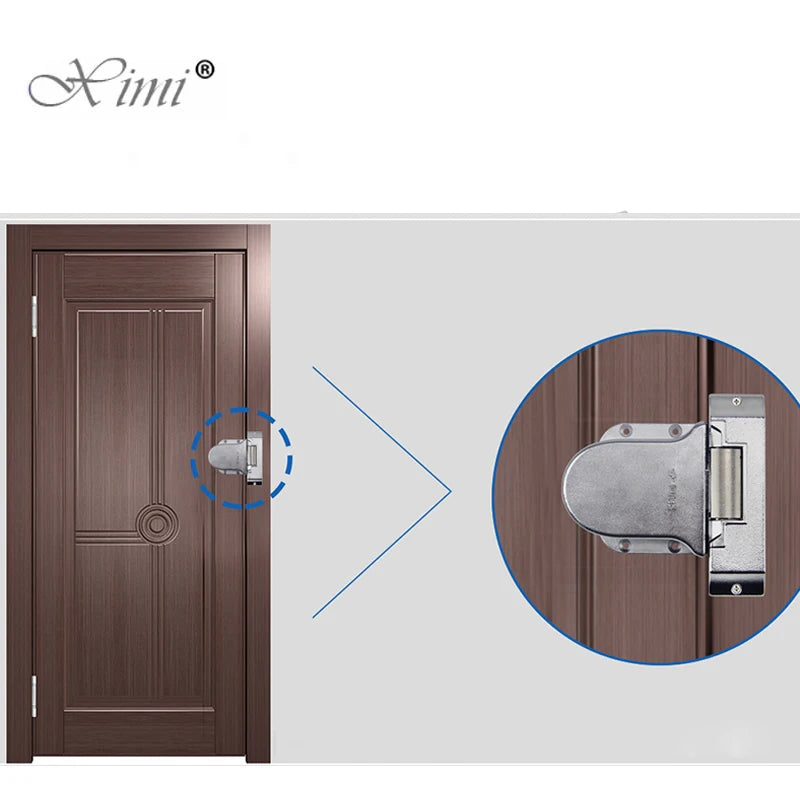 Original DC12V Fail-secure/Fail-Safe Type Stainless Steel Surface Mounted Electric Strike Door Lock Holding Force 800KG Vue