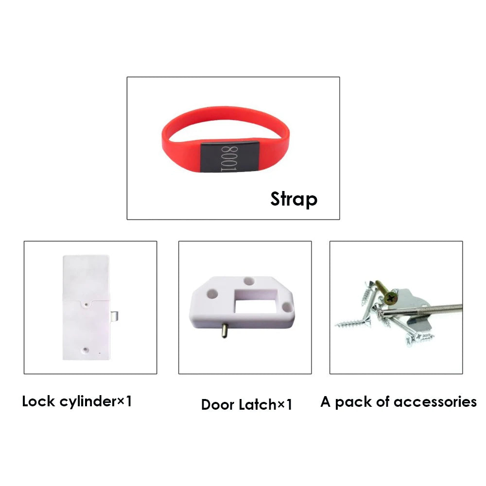 Metal Digital Keyless Touch Keypad Sauna Cabinet Lock RFID Card Key Electronic Password Lock for Home Security Vue