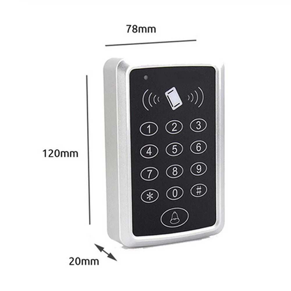 RFID Access Control Keypad 125KHz EM Card Reader for Door Lock Opener - Keyboard System for Access Control Vue