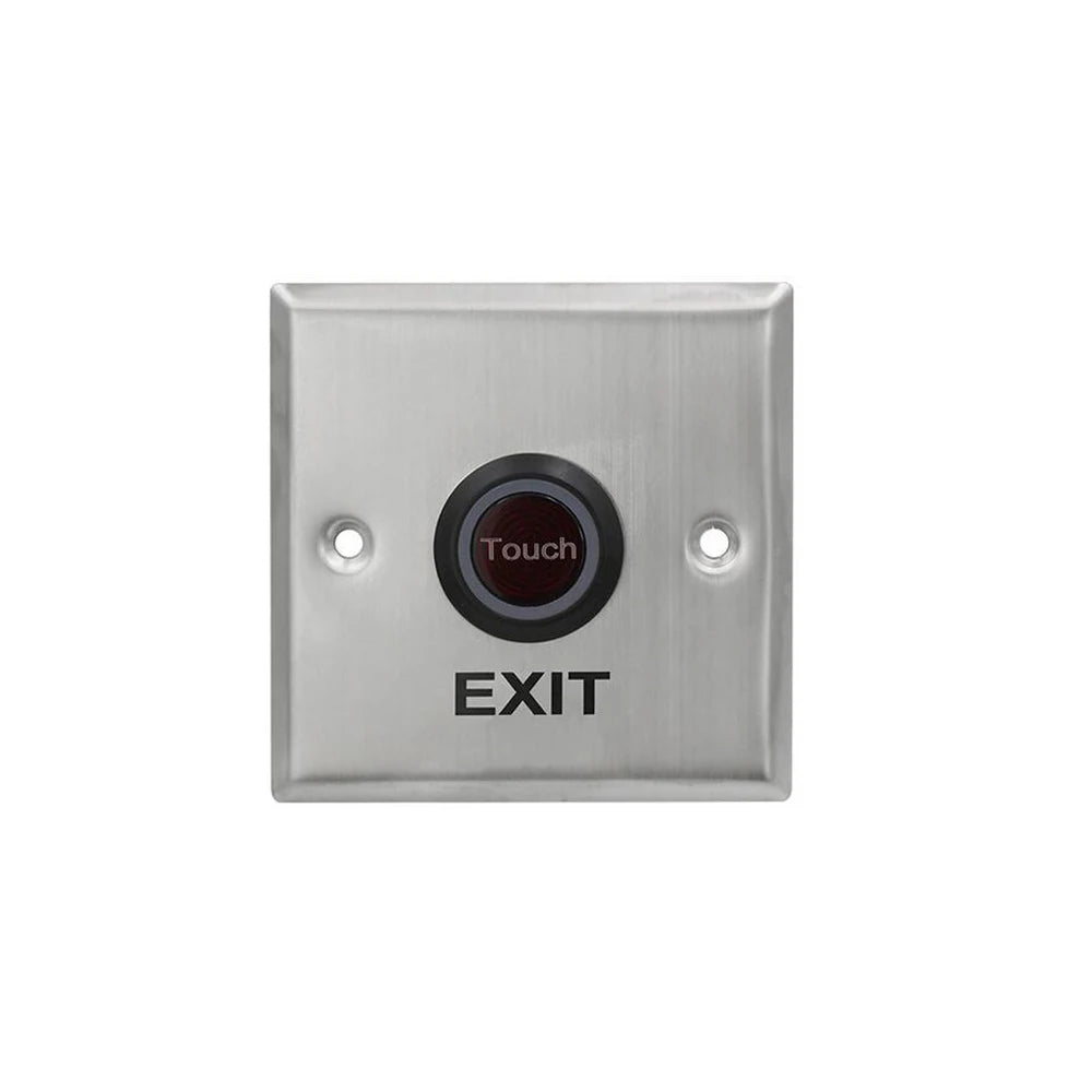 Stainless Steel Touch Panel Door Bell Switch Access Control Electric Lock Exit Button Push Release for Security Systems Vue ST86