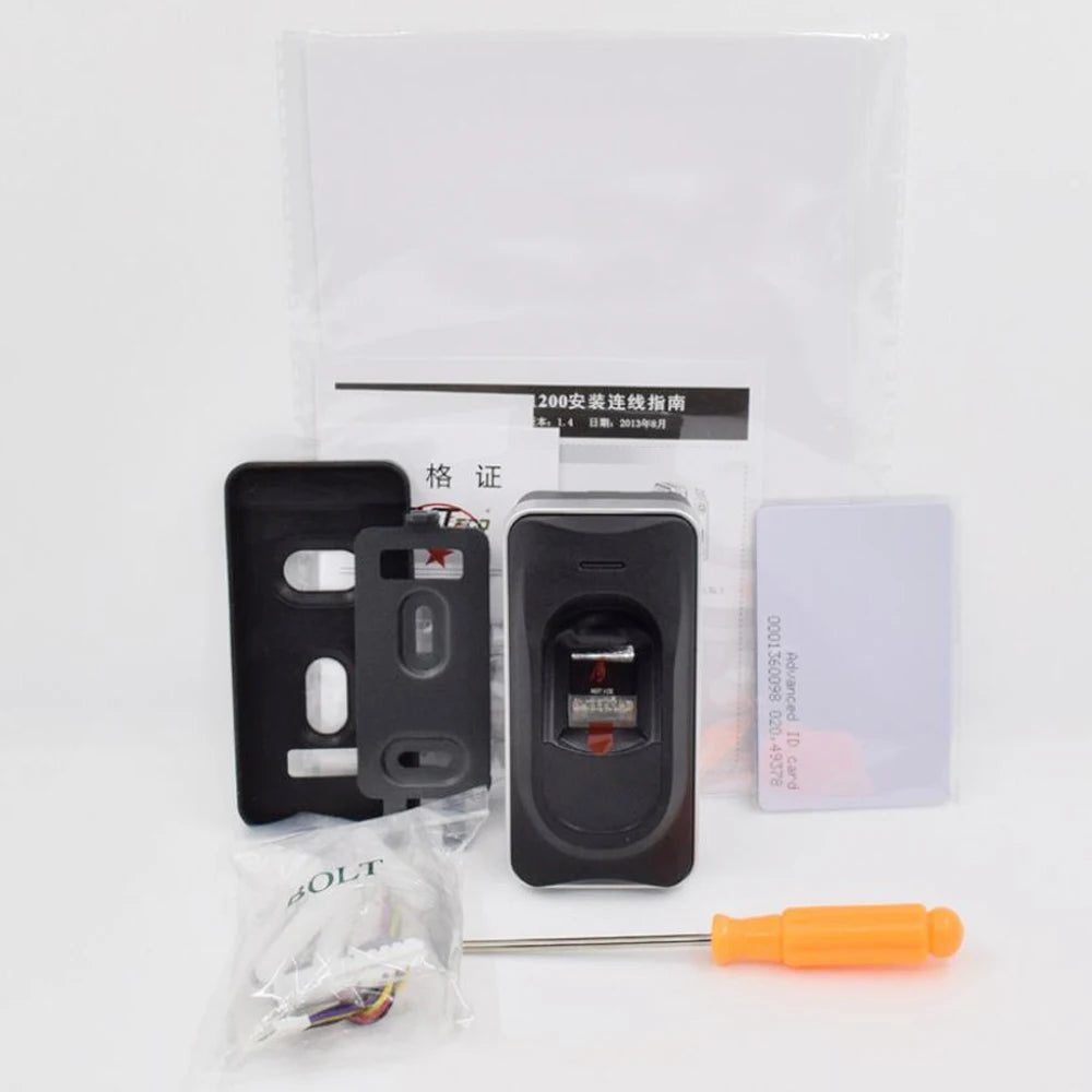 IP67 Waterproof Fingerprint Access Control Reader Sensor Fingerprint Scanner sensor RF485 Port RFID Card Reader Vue