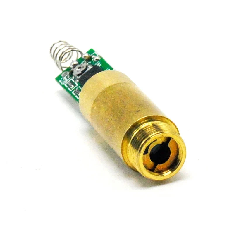 INDUSTRIAL 532nm 10mW Green Laser DOT Module Diode w Driver 3.7V Vue