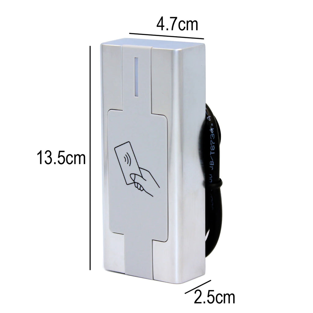 Waterproof IP67 125khz RFID Metal Access Control Reader 2000 User Proximity RFID Card Reader Access Control System Vue