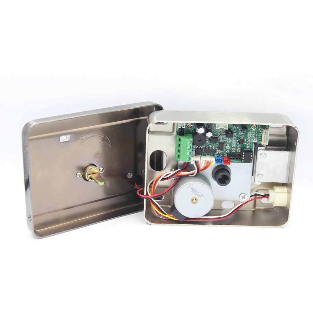 DC12V Electric lock Gate Lock Access Control System Electronic Integrated RFID Door Rim Lock Bidirectional Access Control Lock Vue