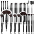 Makeup Brushes, SOLVE 32pcs Professional Makeup Brush Set High Quality Natural Synthetic Hair Makeup Brush Tools Kit Vue 32pcs China Mainland