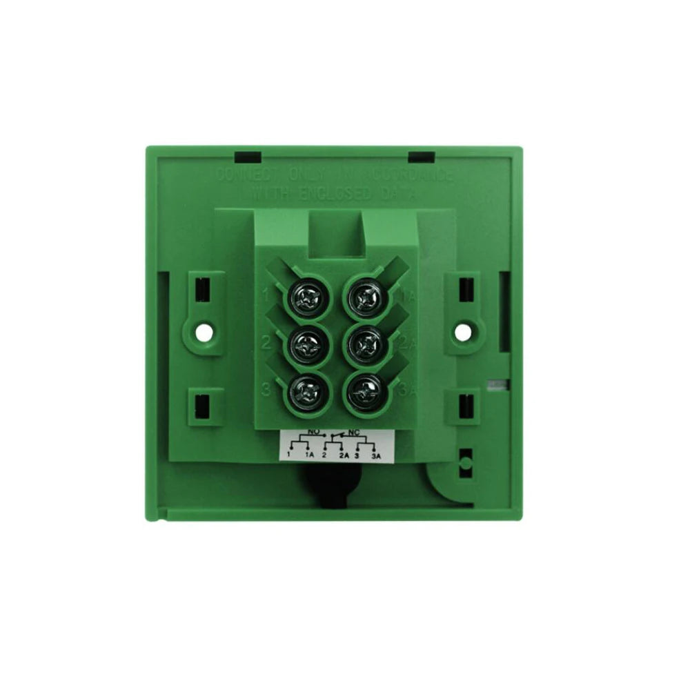Emergency Fire Alarm Switch Break Glass Signal Door Release Exit Button for Safety Escape Path Vue