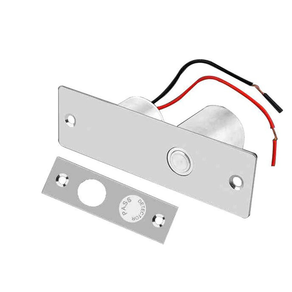 DC 12V Mini Electric Bolt Lock Fail Safe Stainless Steel Solenoid Electric Door Lock 5 Wires Feedback Lock Easy to Install Vue