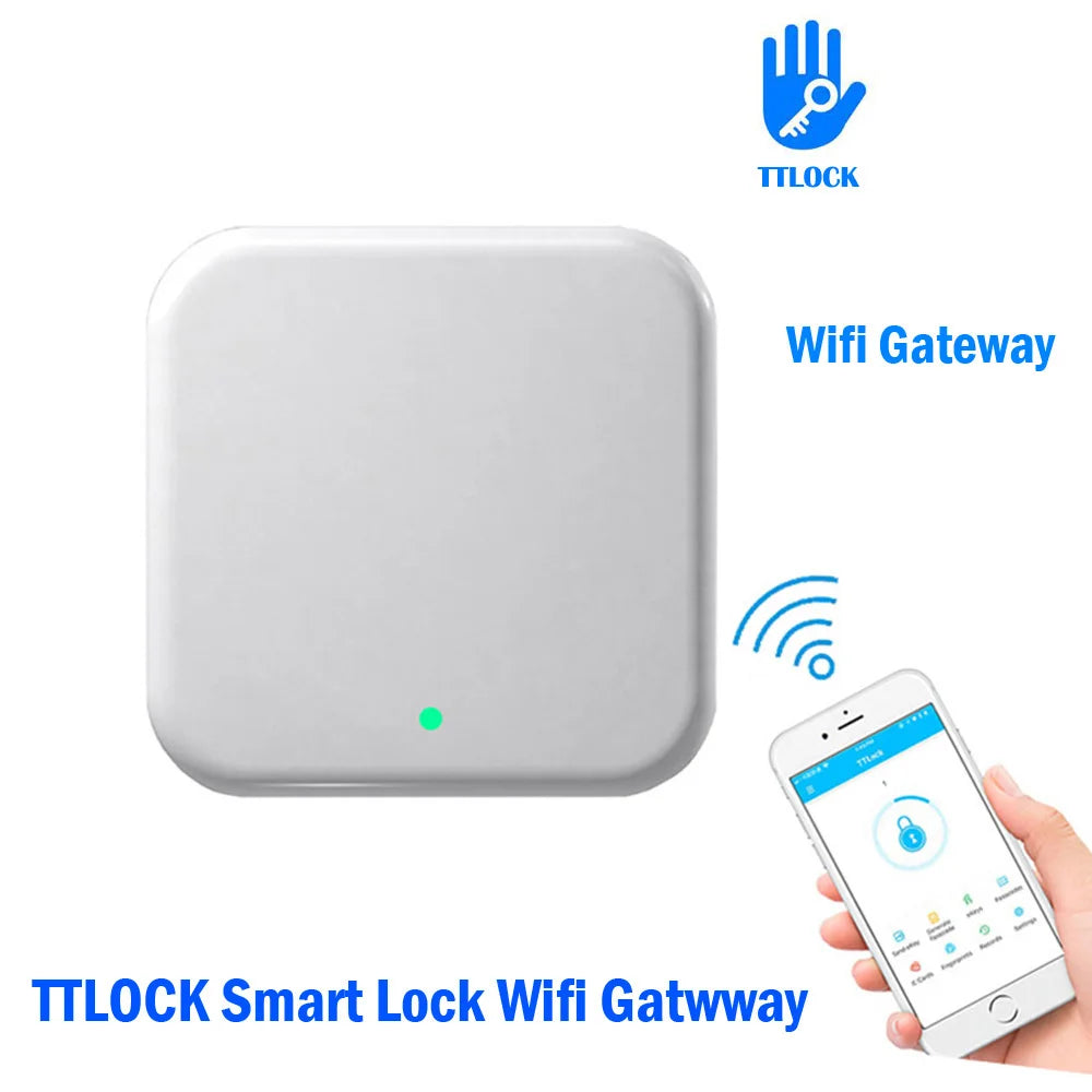 TTLock APP Device Lock Gateway G2 Bluetooth WiFi Adapter, Mobile Remote Control for Smart Lock, Gateway Vue Default Title