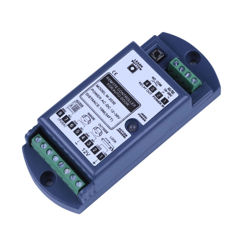 Electric Automatic Glass Door Remote Control 433MHz Wireless Transmitter Switch for Home Security Automation Vue