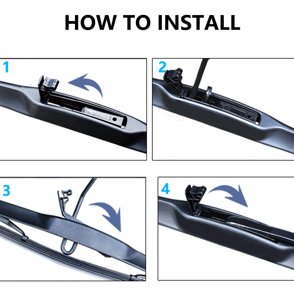 Car Wiper Blades for BMW X3 E83 2004 2005 2006 2007 2008 2009 2010 Front Windscreen Windscreen Wipers Car Accessories Stickers Vue