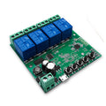 WiFi Smart Switch Self-Locking 4-Way Relay Module Remote Control DC 5V-32V/12V AC 220V Wireless Interlock Switch for Smart Home Vue T1