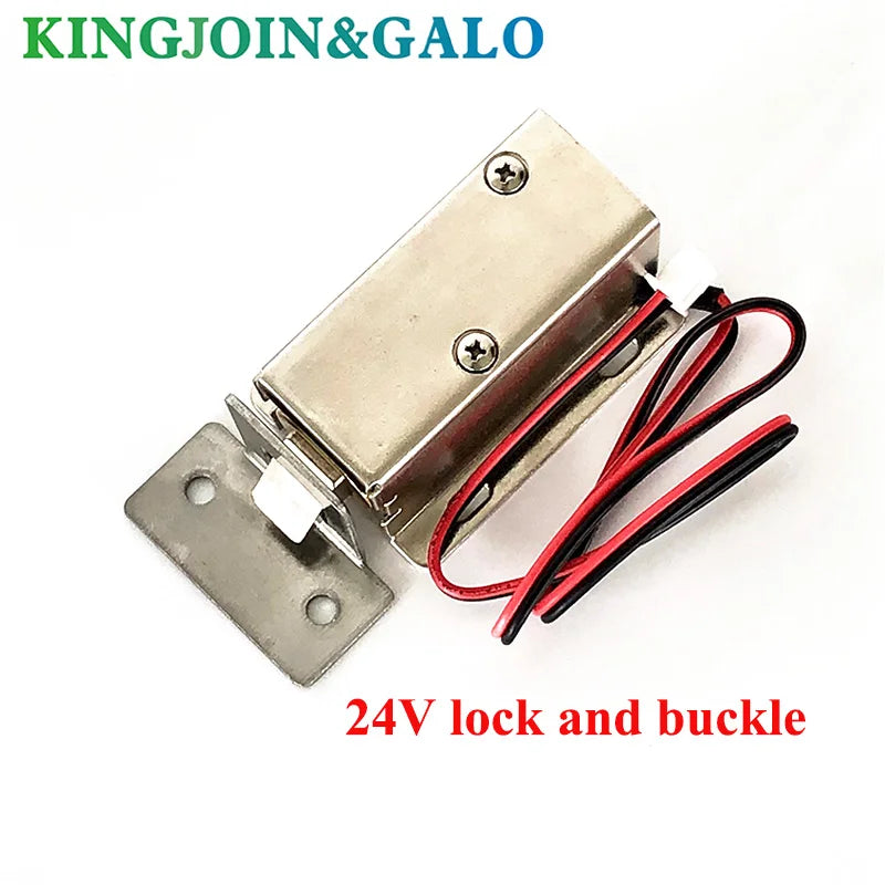 DC12V / 24V Small Electric Bolt Lock Electromagnetic Lock Drawer Electronic Locks Vue