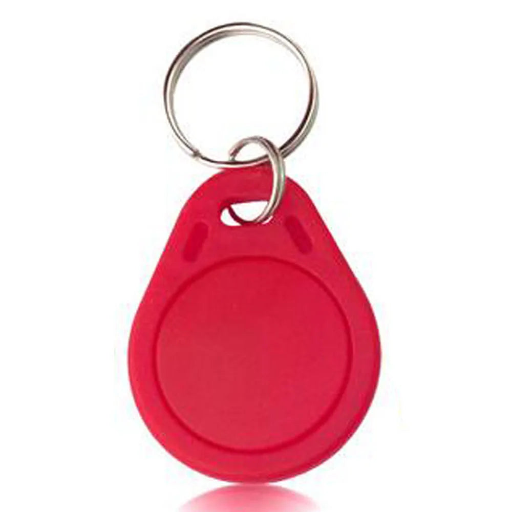 100pcs 13.56MHz IC M1 Keyfobs Tags Access Control System Kit RFID Key Finder Card Token Attendance Keychain ABS Waterproof Vue