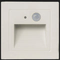 SANDIY Outdoor LED Step Light Motion Sensor Recessed IP65 Wall Lamp Recessed LED Step Light Vue Warm Light White Sand 3W