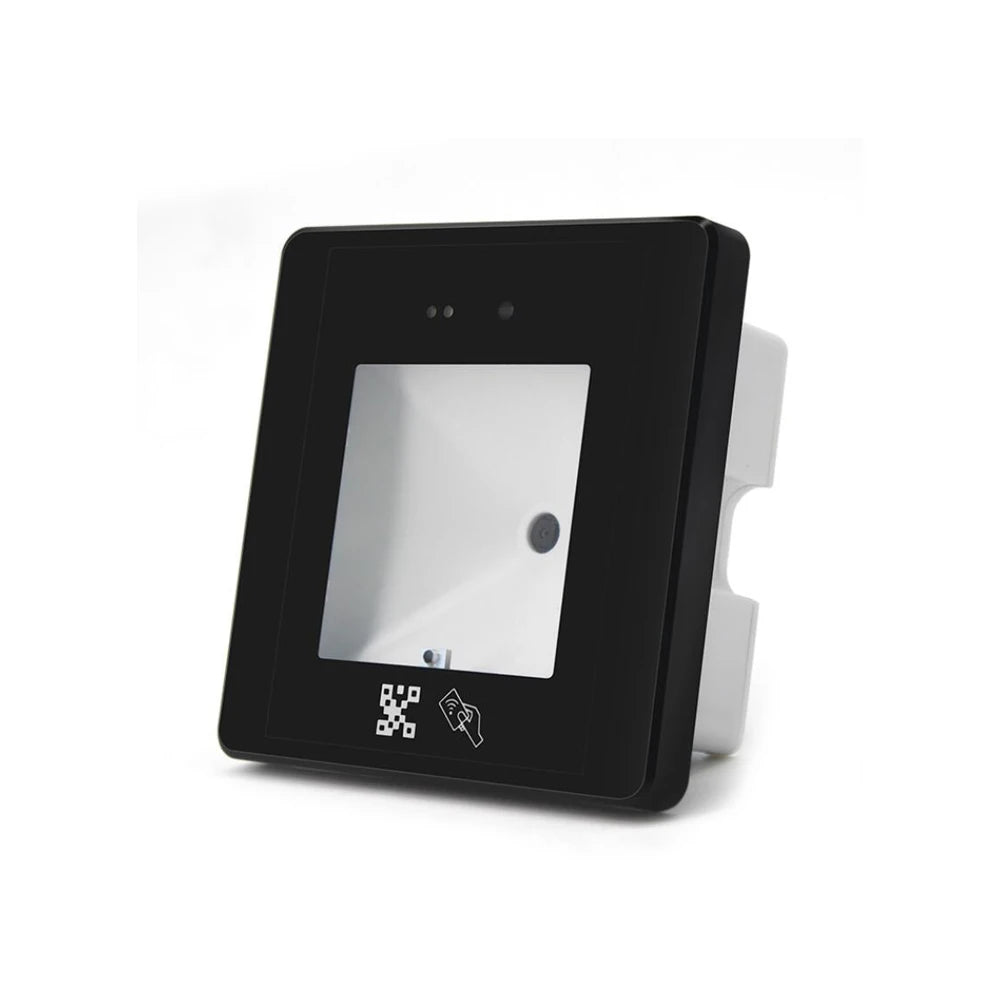 RFID Barcode 2D QR Code Reader Access Control Reader Wiegand TTL RS232 RS485 Interface 125Khz/13.56Mhz RFID QRCode Reader 12V Vue